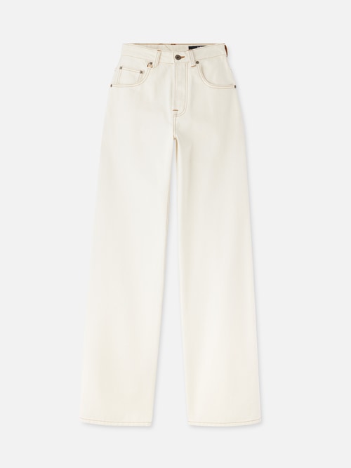 The wide de-N&icirc;mes denim pants