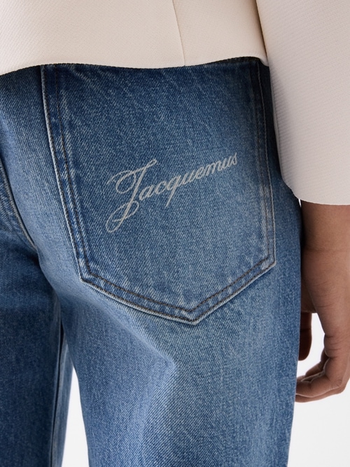 The wide de-N&icirc;mes denim pants