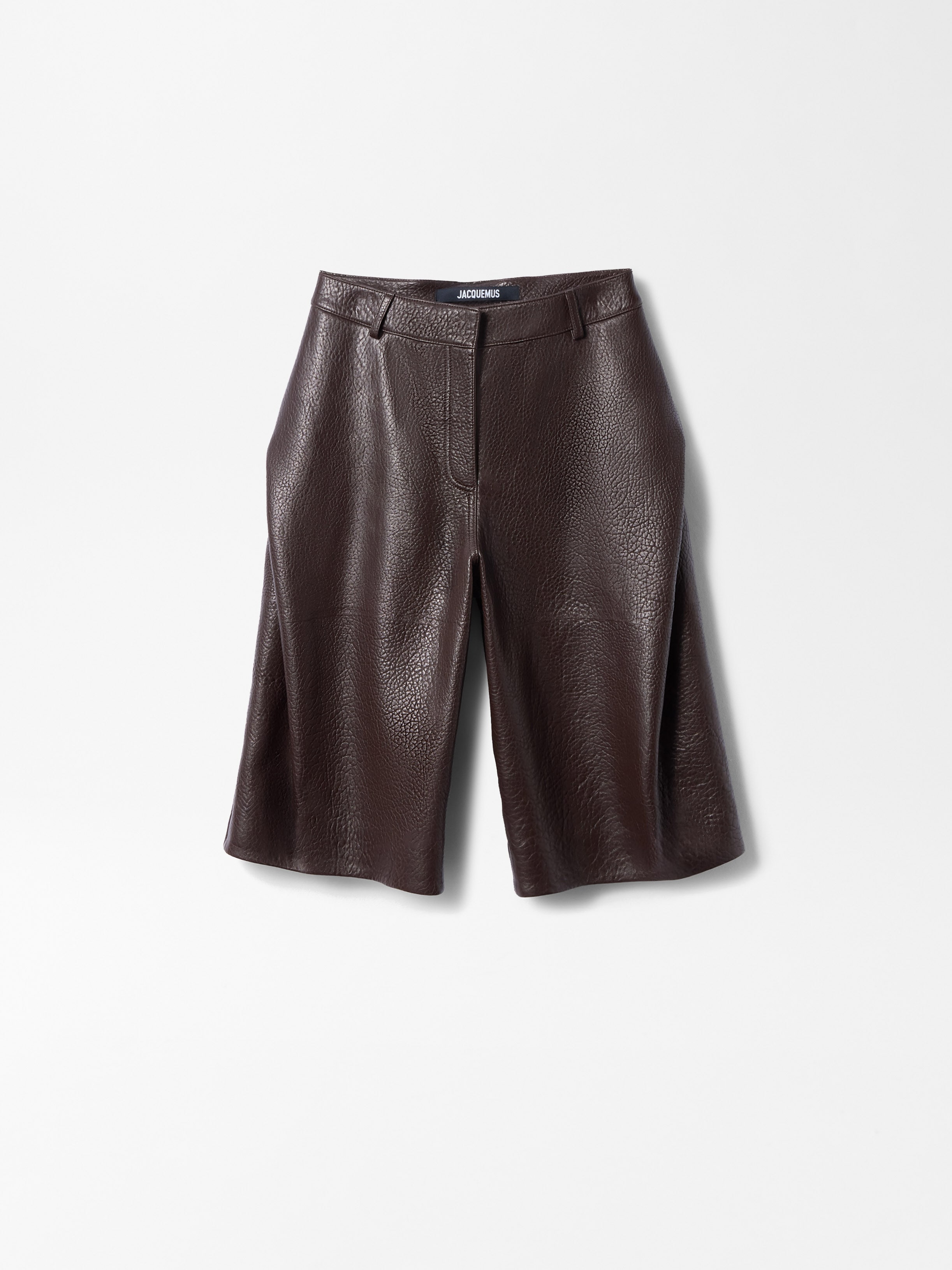 LE SHORT CUBISTO CUIR