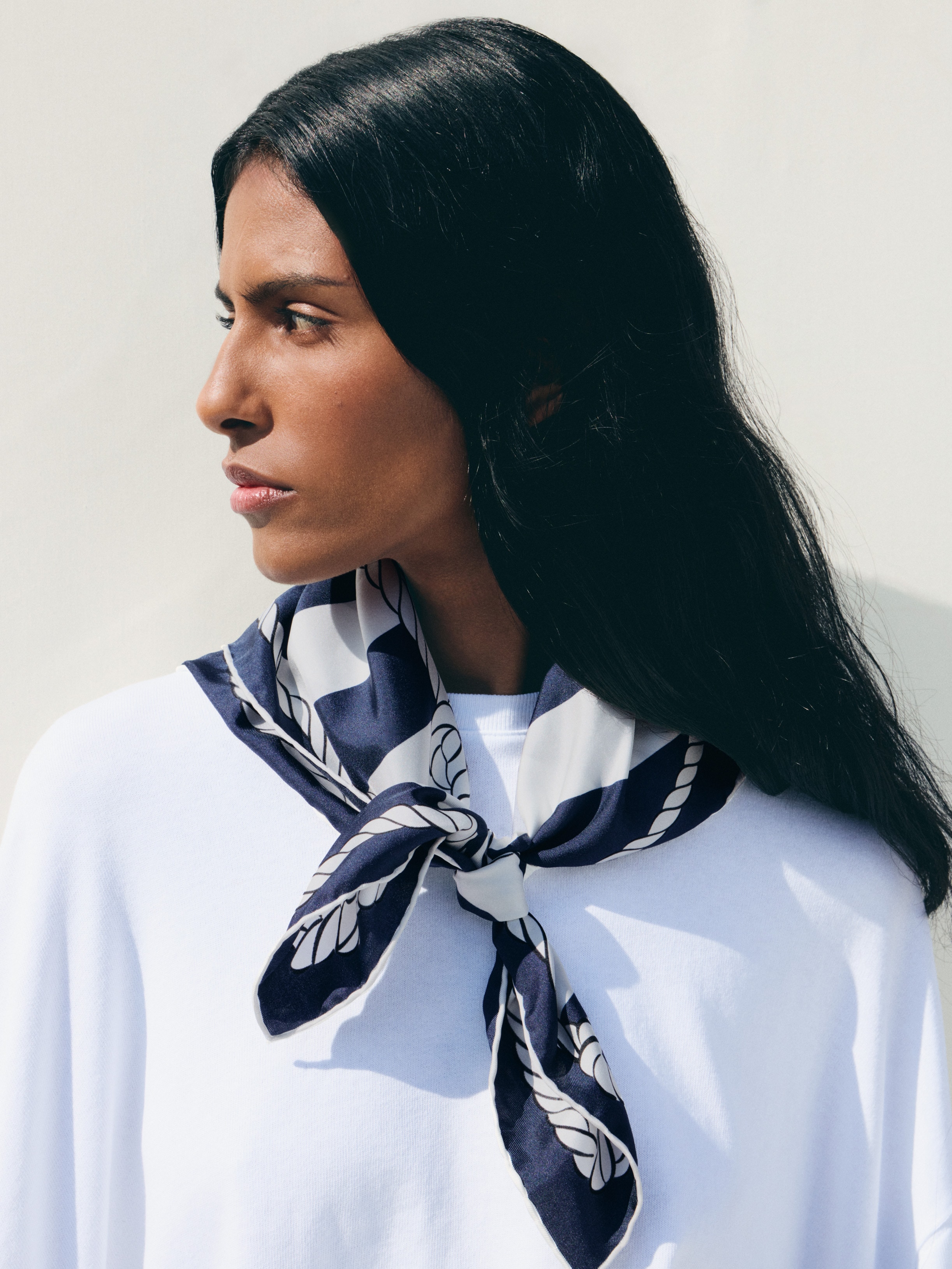 LE FOULARD BATEAU CORDE