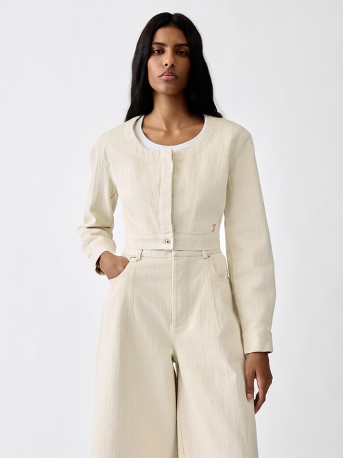 The de-N&icirc;mes Flipper denim top