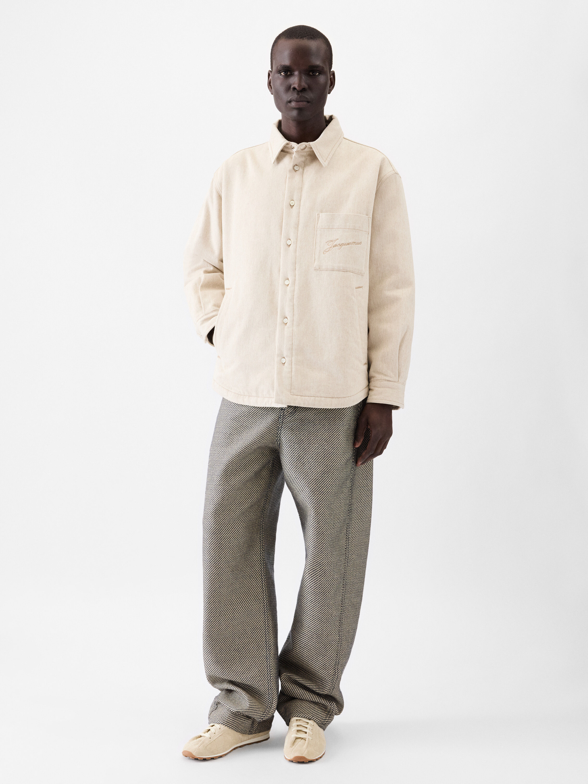 ジャケット・アウター 23SS JACQUEMUS LA CHEMISE BOULANGER 46 Jacquemus La Chemise Boulanger シャツジャケット | ブラック