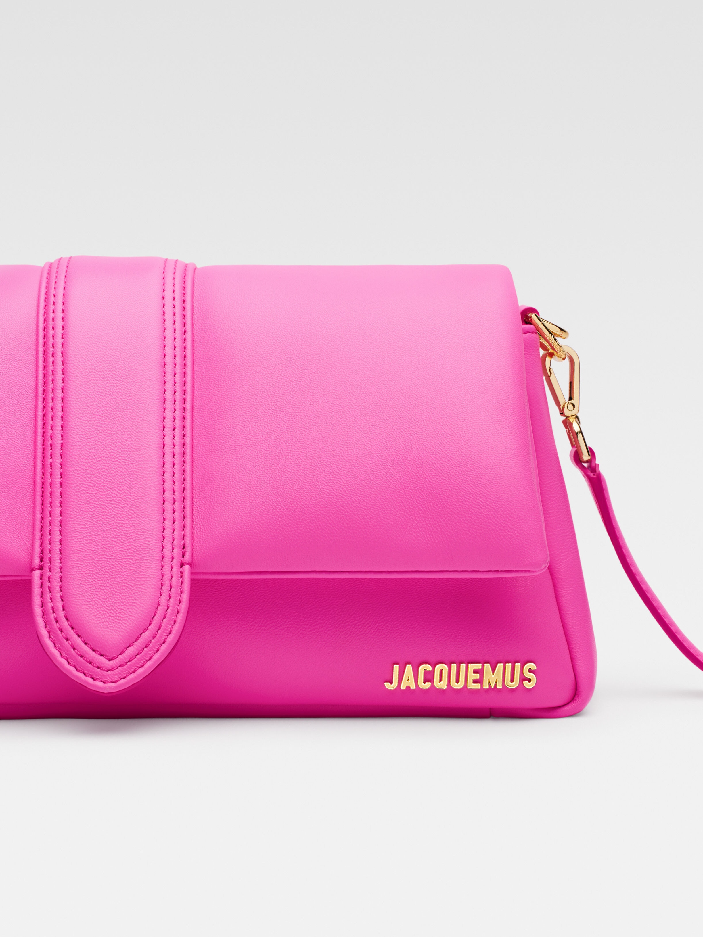 JACQUEMUS Le Bambimou パフドフラップバッグ ピンク