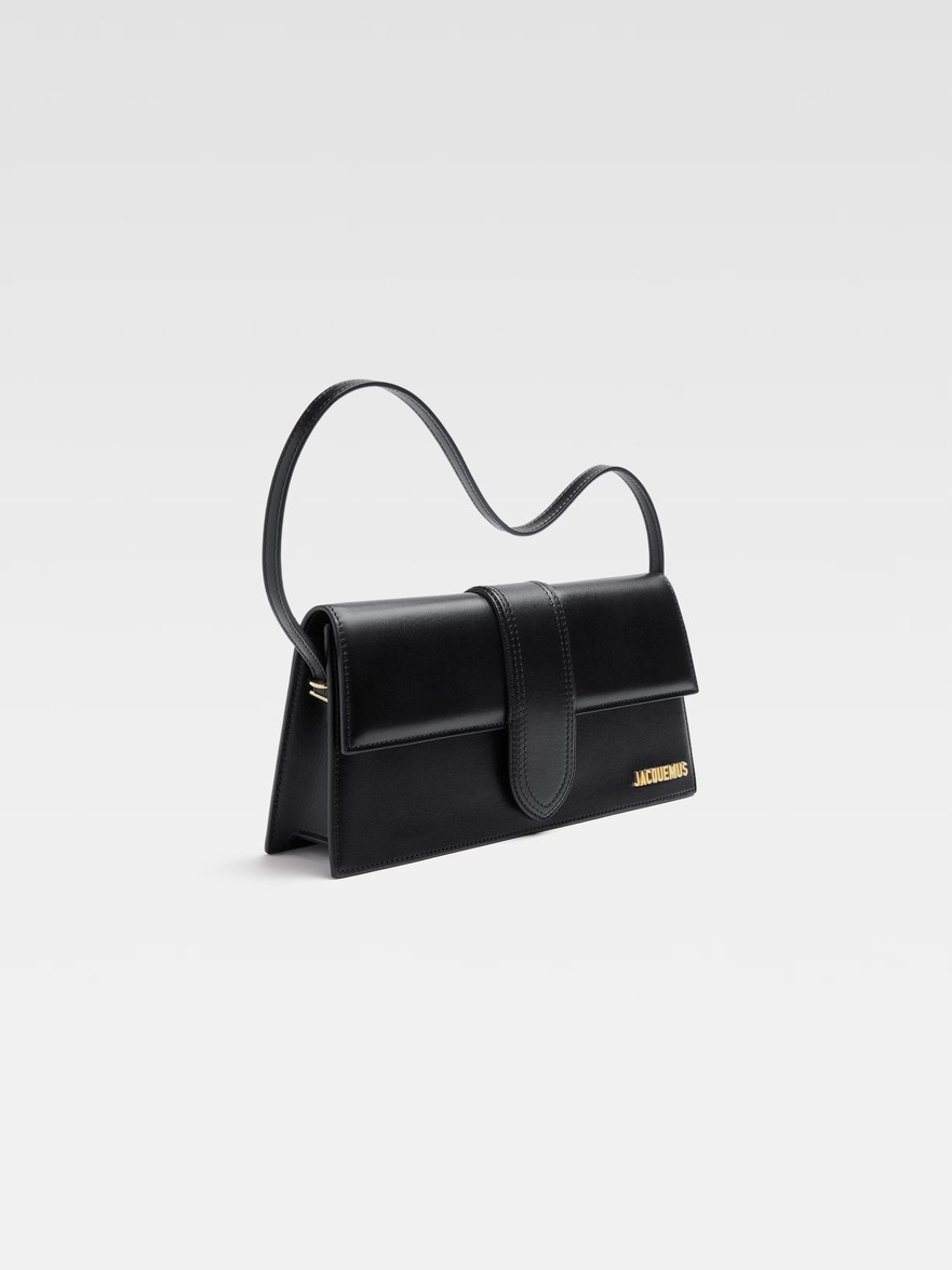 Jacquemus Brown Calf Leather Bos Taurus Shoulder Bag