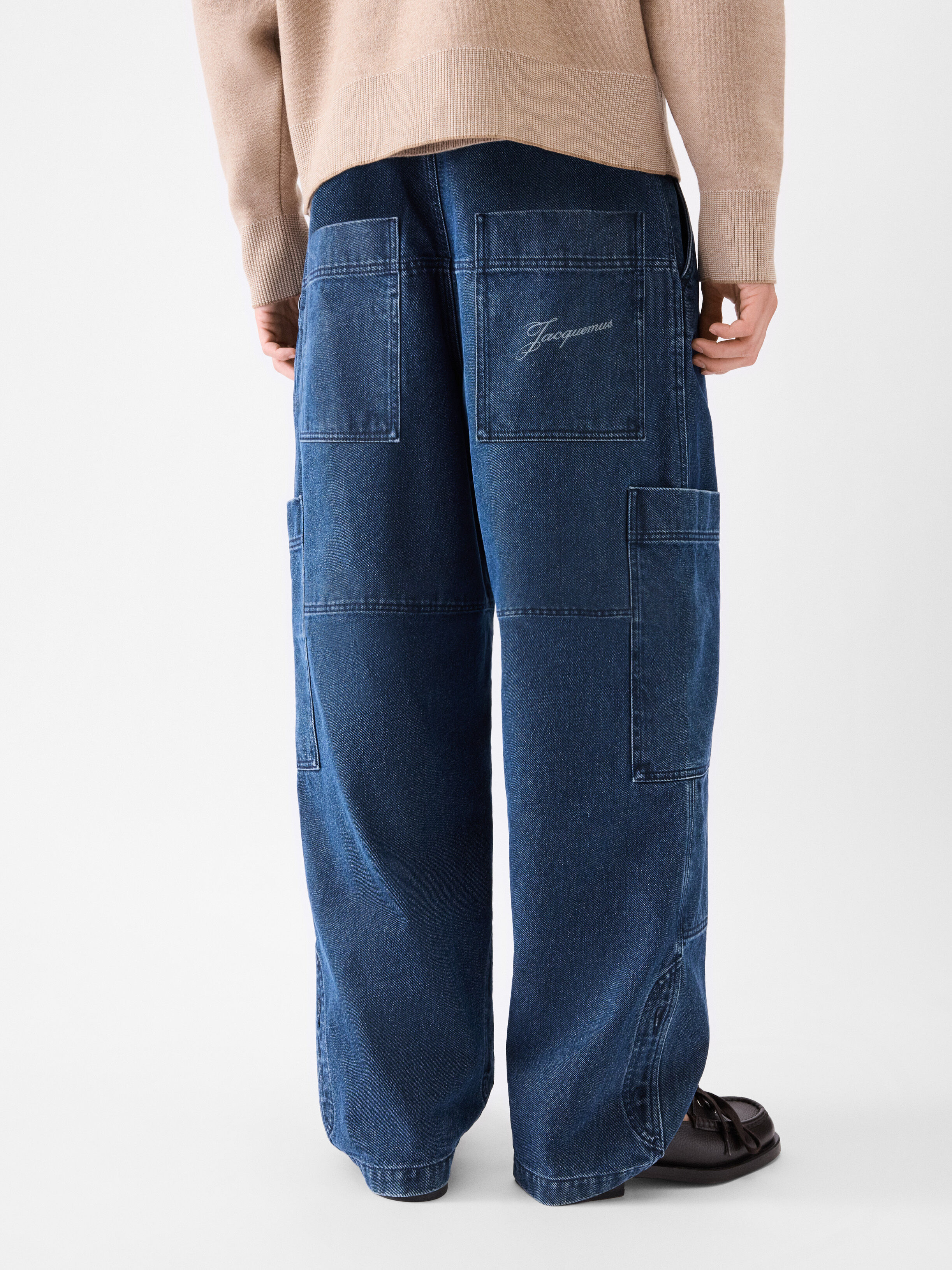 The Carré de-Nîmes denim cargo pants by JACQUEMUS | Official website