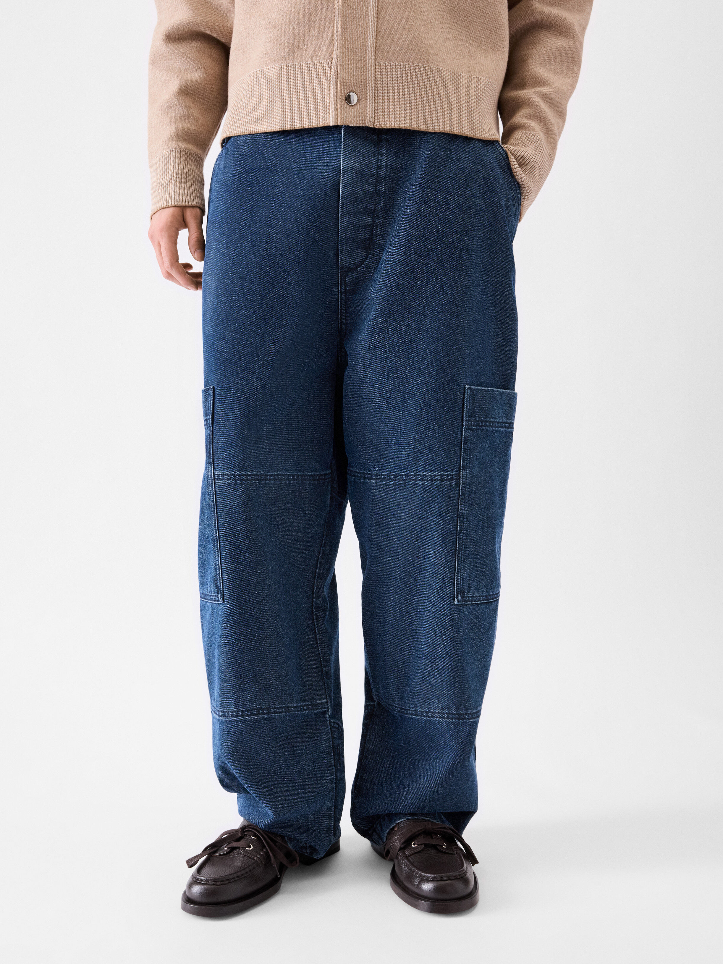 The Carré de-Nîmes denim cargo pants by JACQUEMUS | Official website