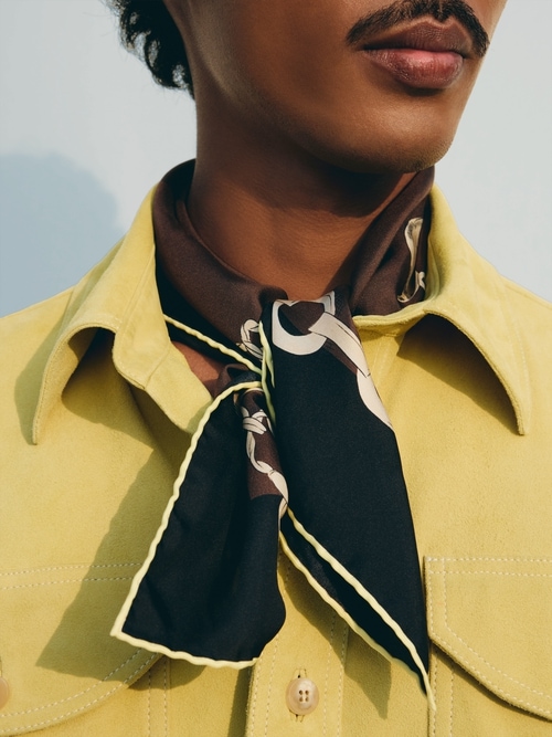 The Pampille silk scarf