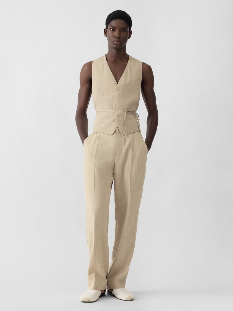 Jacquemus Le Gilet Paysan In Sand