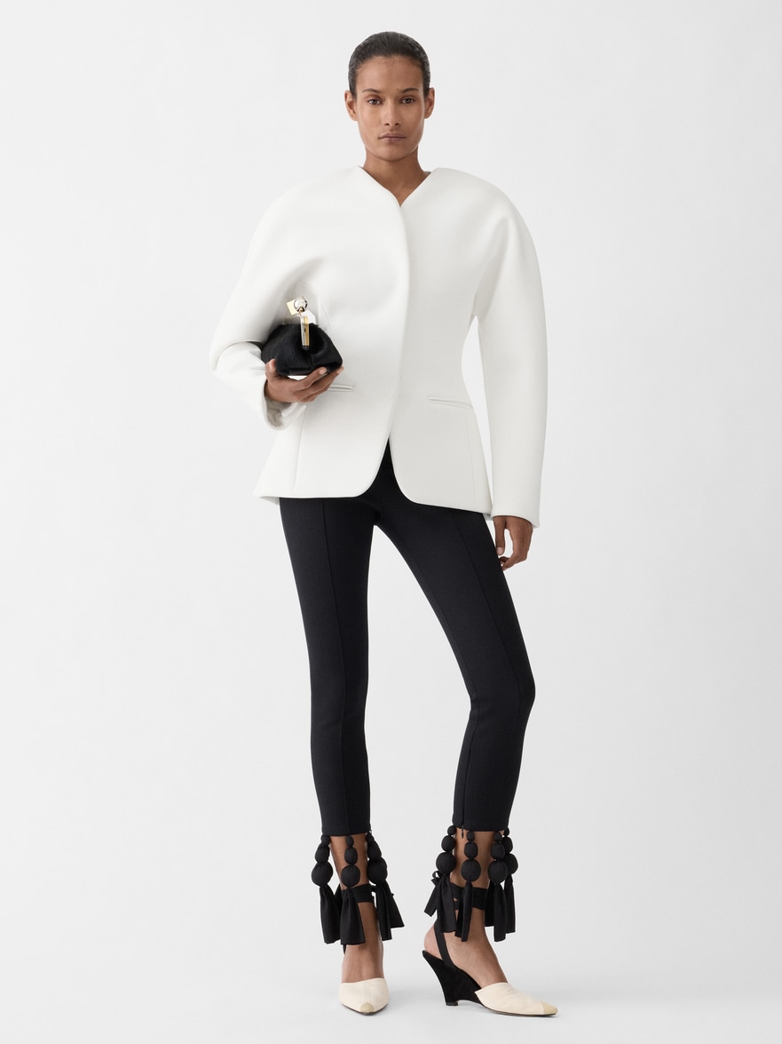 Jacquemus The Ovalo Jacket In White