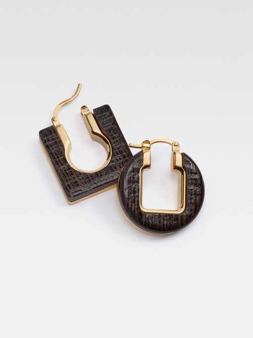 The Rond Carr&eacute; earrings