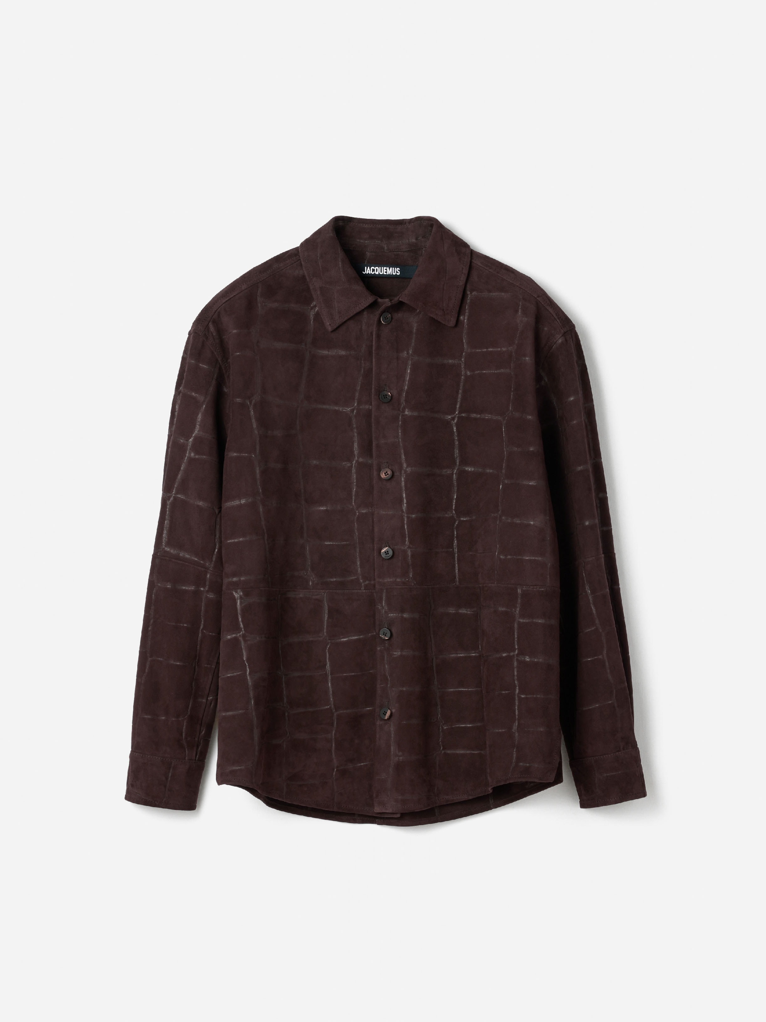 LA CHEMISE CROCO CUIR
