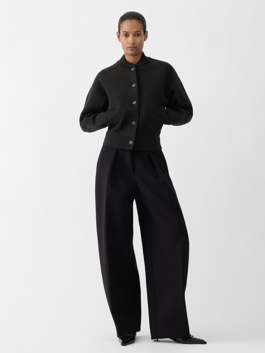 Jacquemus The Lavande Cardigan In Black