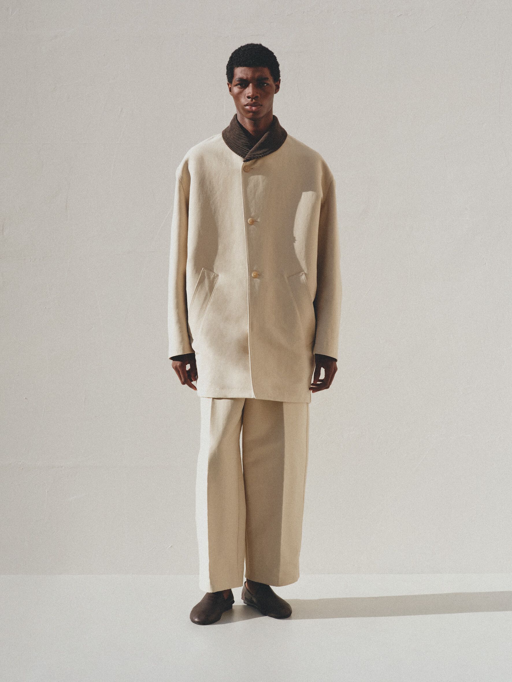 u*様 JACQUEMUS ベージュ 'The Fernando' スラックス Jacquemus Fernando パンツ | ニュートラル | FARFETCH JP
