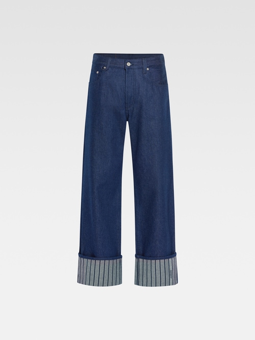 The wide de-N&icirc;mes denim pants