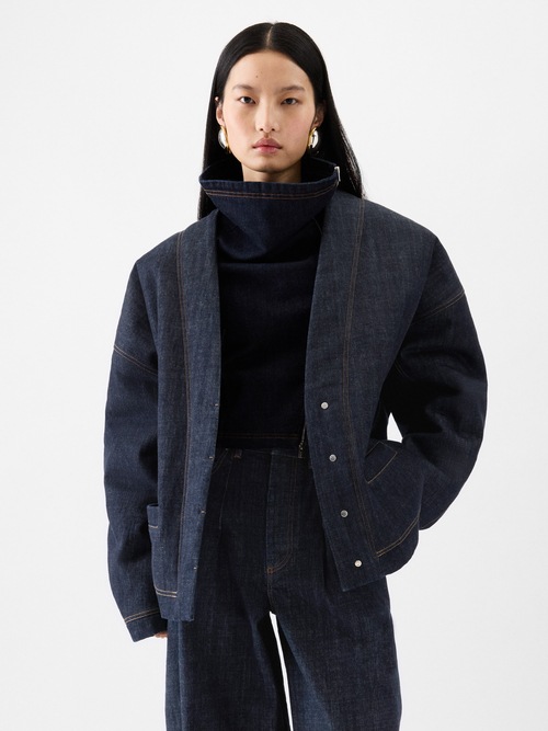 de-Nîmes デニムカーディガン