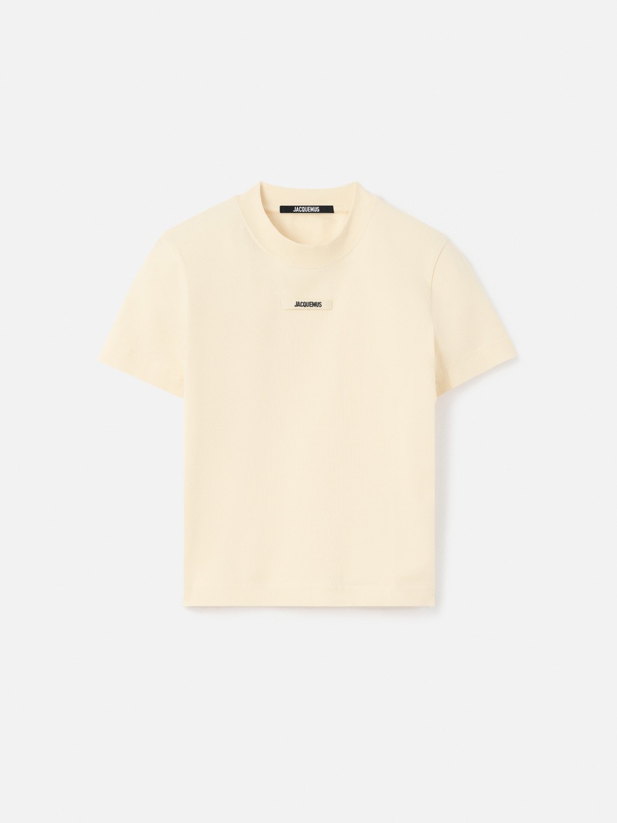 Jacquemus The Gros Grain T-shirt In Sand