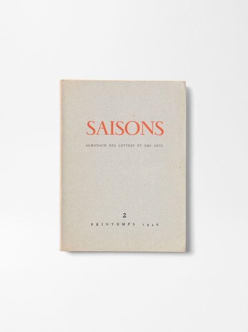 "Saisons - Almanach des lettres et des arts 2 - &Eacute;t&eacute; 1945"