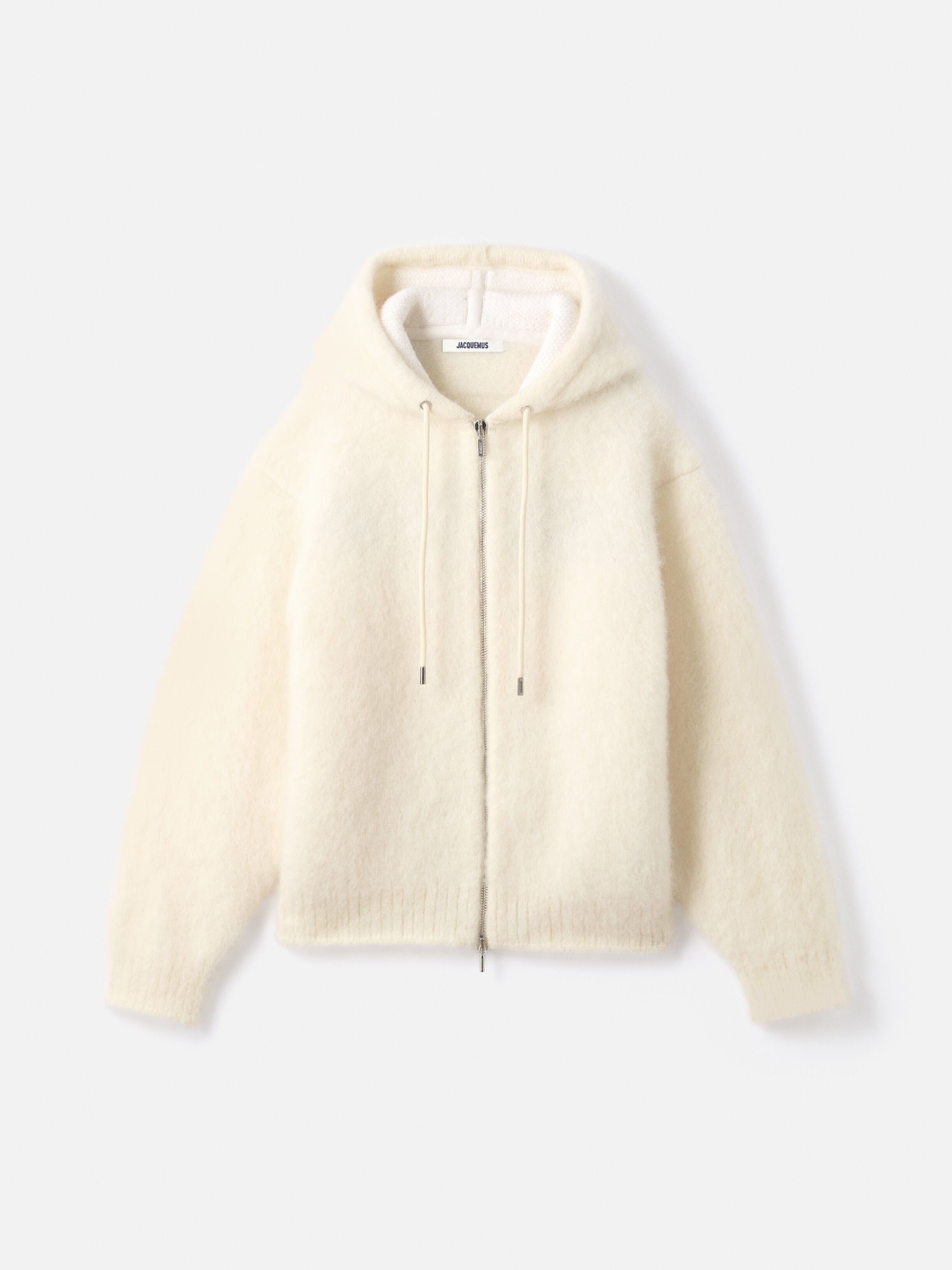 jacquemus カーディガン　白 The Nuvola zipped cardigan by JACQUEMUS | Official website