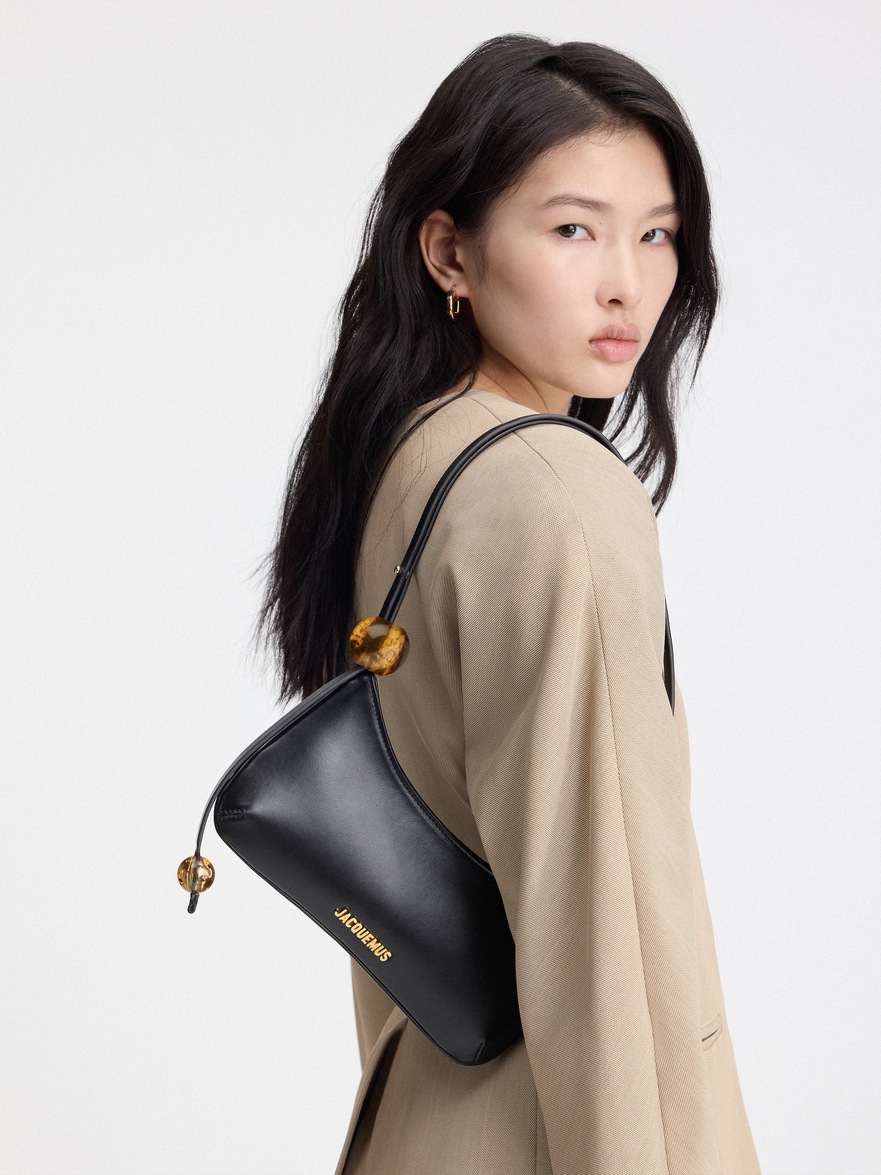 Jacquemus Black Lamb Ovis Aries Aries Shoulder Bag