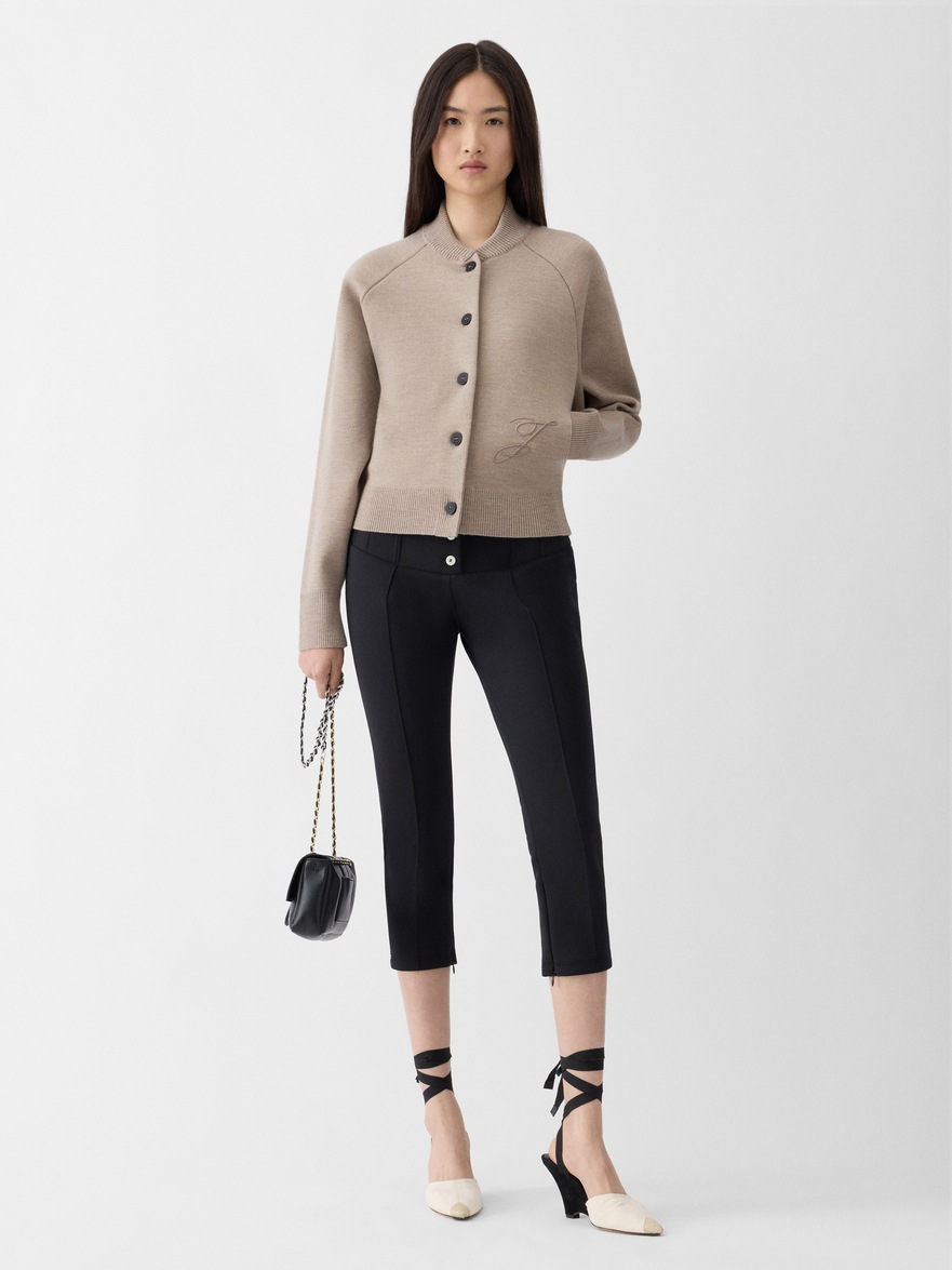 Jacquemus The Lavande Cardigan In Gray