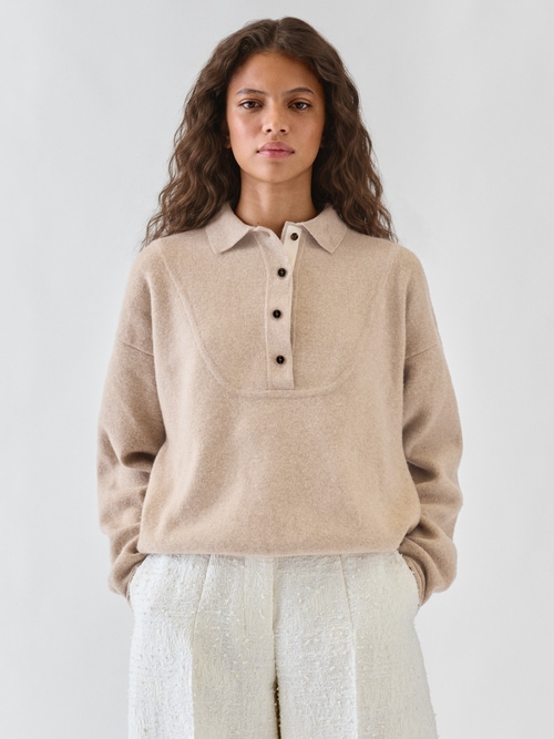 The Pallone vareuse-style knit