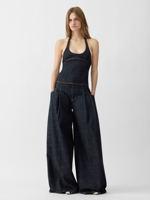 The Lavoir de-N&icirc;mes denim top