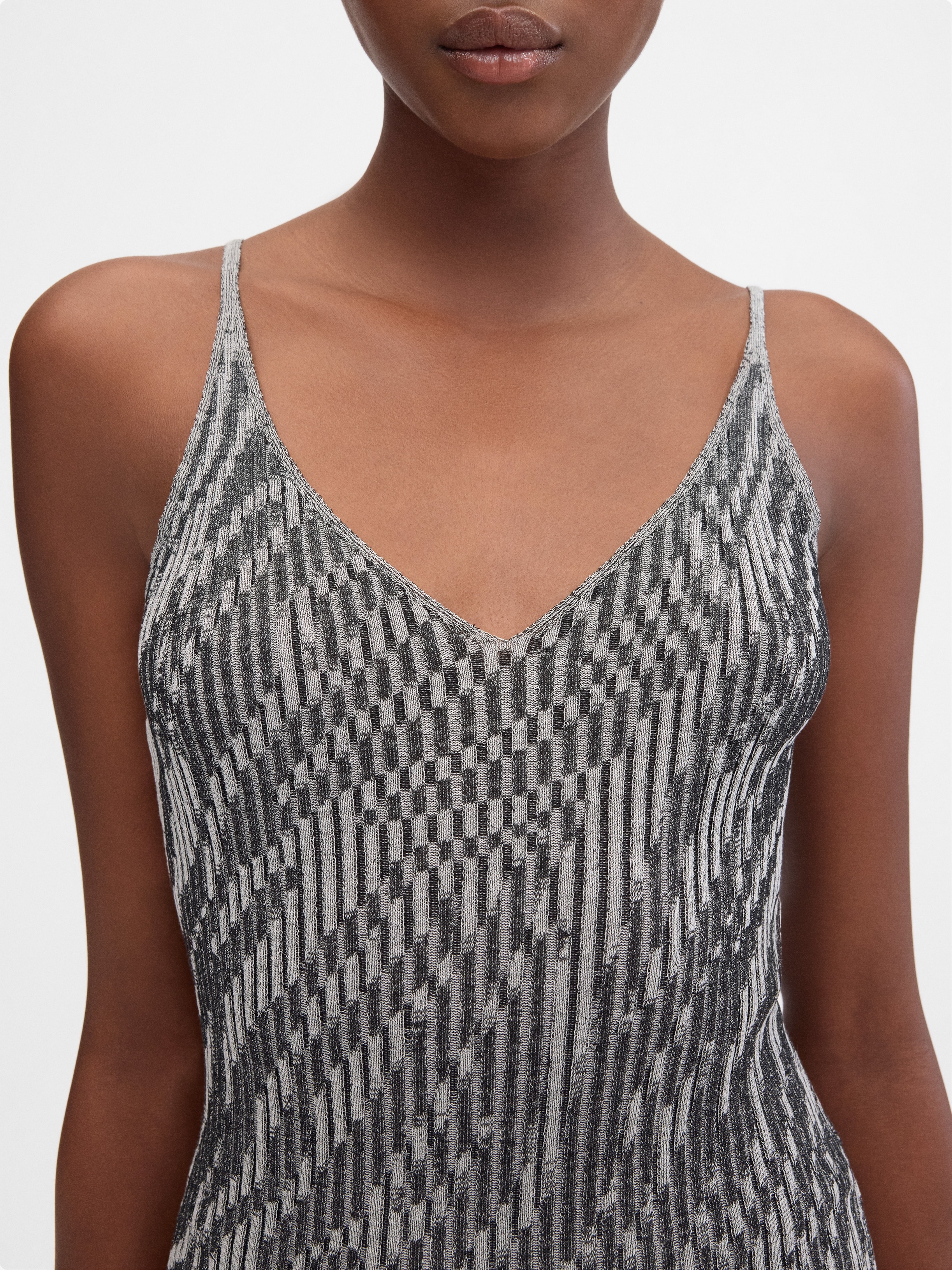 LA MINI ROBE MAILLE ZEBRA