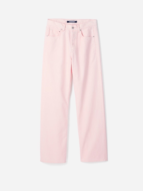 The de-N&icirc;mes straight denim pants