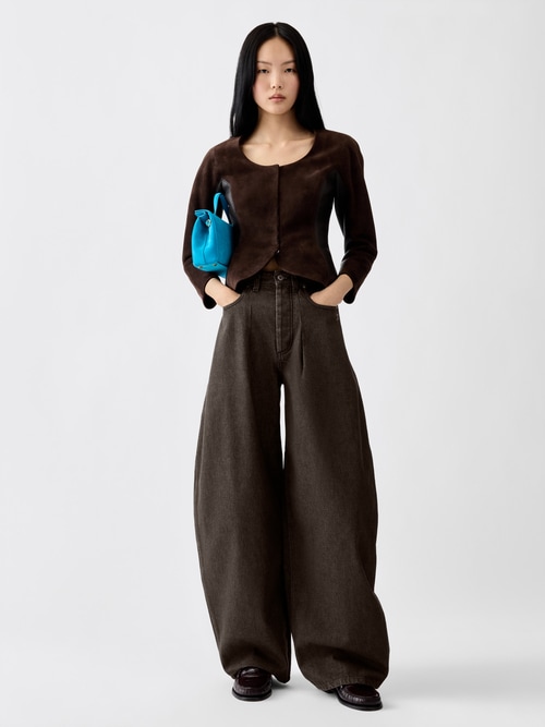 The de-N&icirc;mes Ovalo denim pants