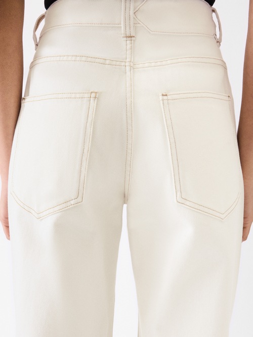 The wide de-N&icirc;mes denim pants