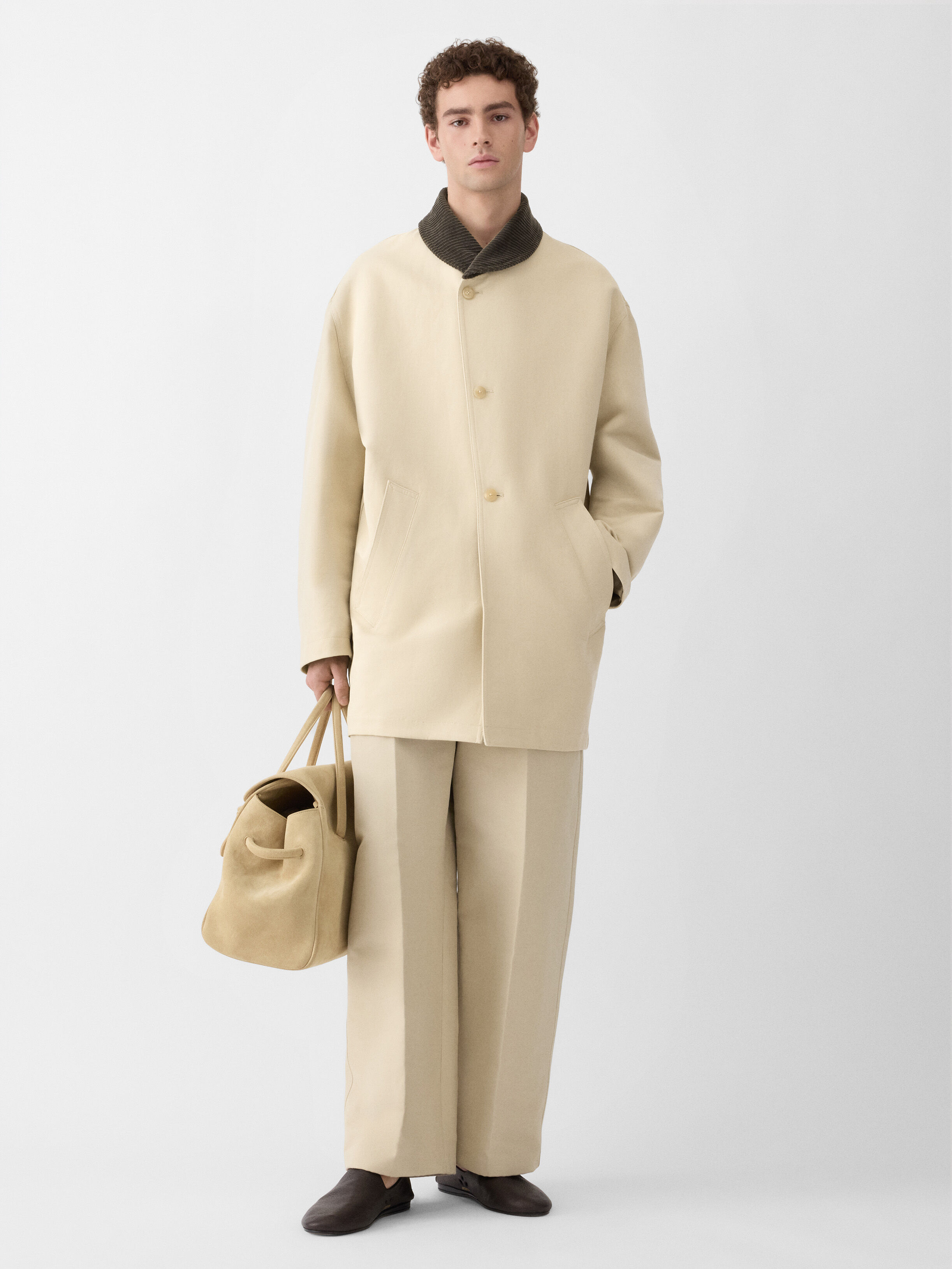 jacquemus　ジャックムス　バルーン　ジャケット　34　ブラウンB3133 JACQUEMUS（ジャックムス）カジュアルジャケット 茶 サイズ:46(M位