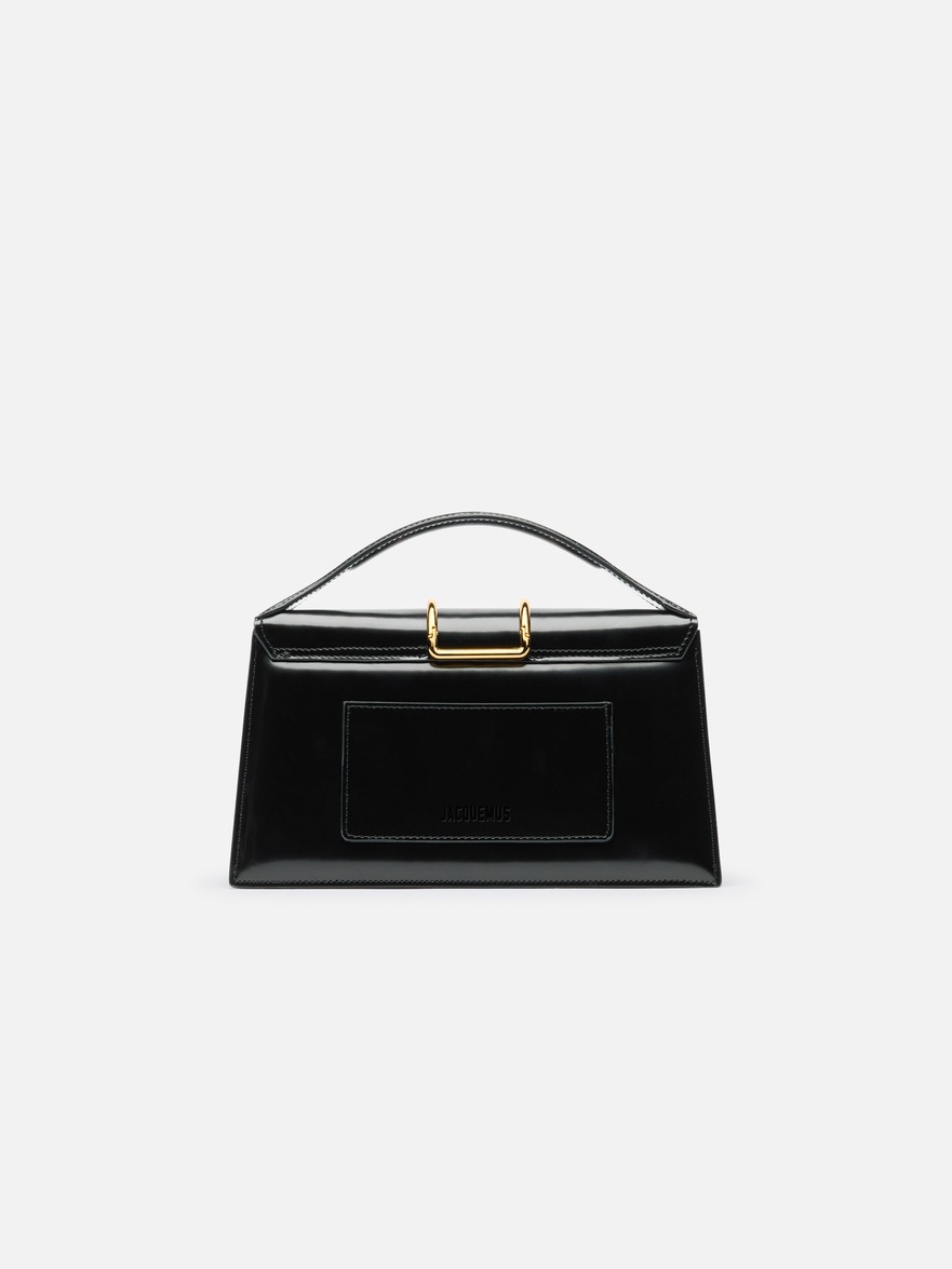 Sac à Main Jacquemus Le Grand Bambino - Cuir Noir, Neuf Avec étiquettes - Chic Et Spacieux !