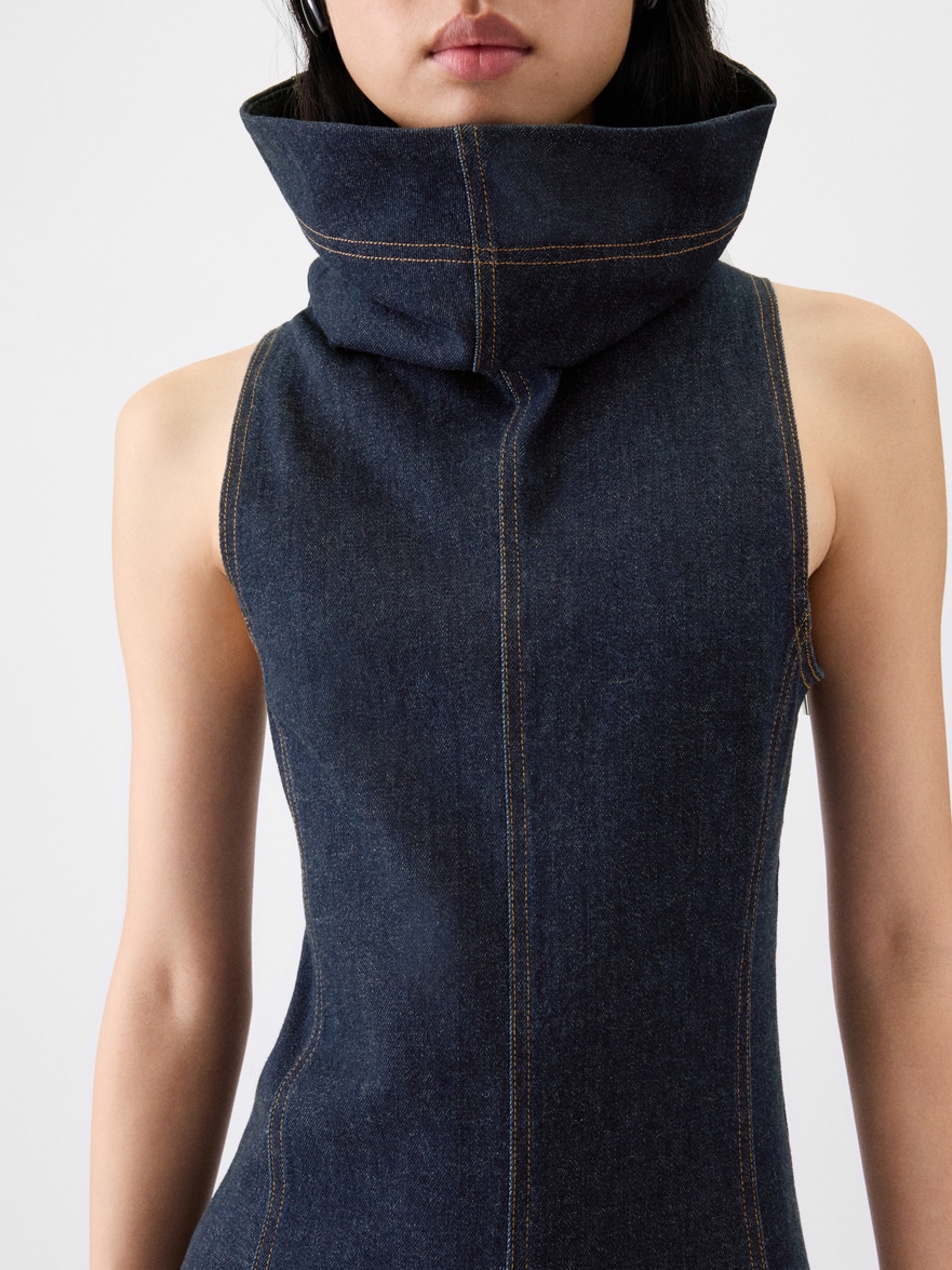 jacquemus denim dress RENTING Jacquemus denim midi dress!! Im usually an