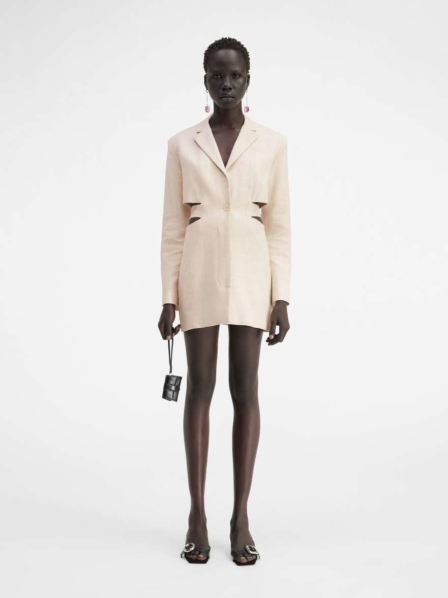 Jacquemus La Robe Bari Blazer Mini Dress In 150
