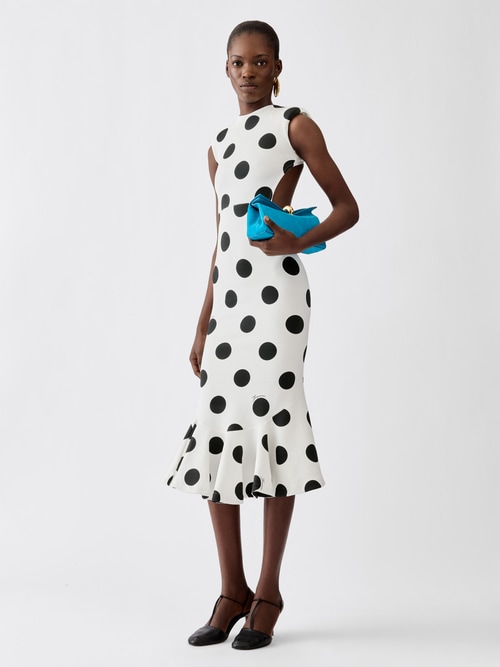 The Palmier dress with dots