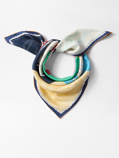 Le grand foulard Hippocampe