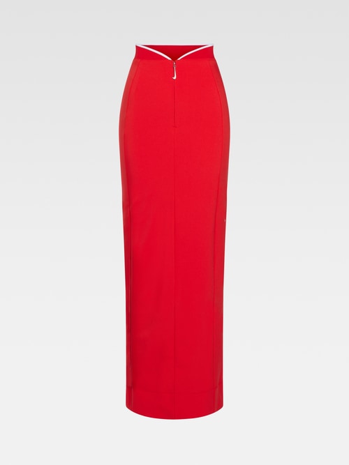The JACQUEMUS+NIKE long skirt