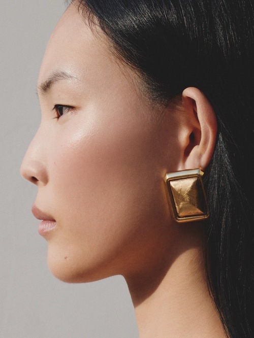 The Carré drop earrings