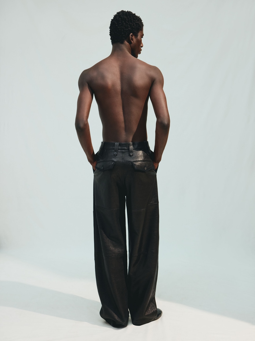 LE PANTALON TINTORE CUIR