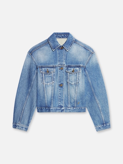 La chaqueta de denim de-N&icirc;mes