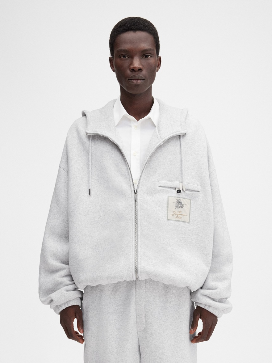 ジャックムス JACQUEMUS 245JS3102120 990 ロゴ刺繍プルオーバー  