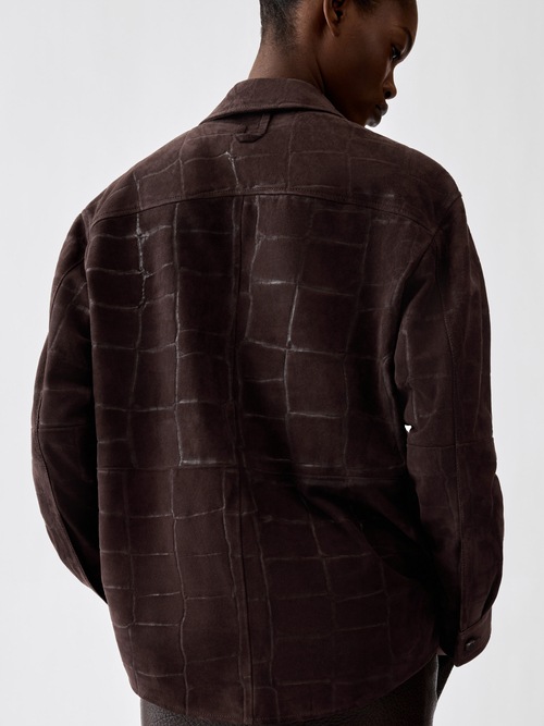 The Croco leather shirt