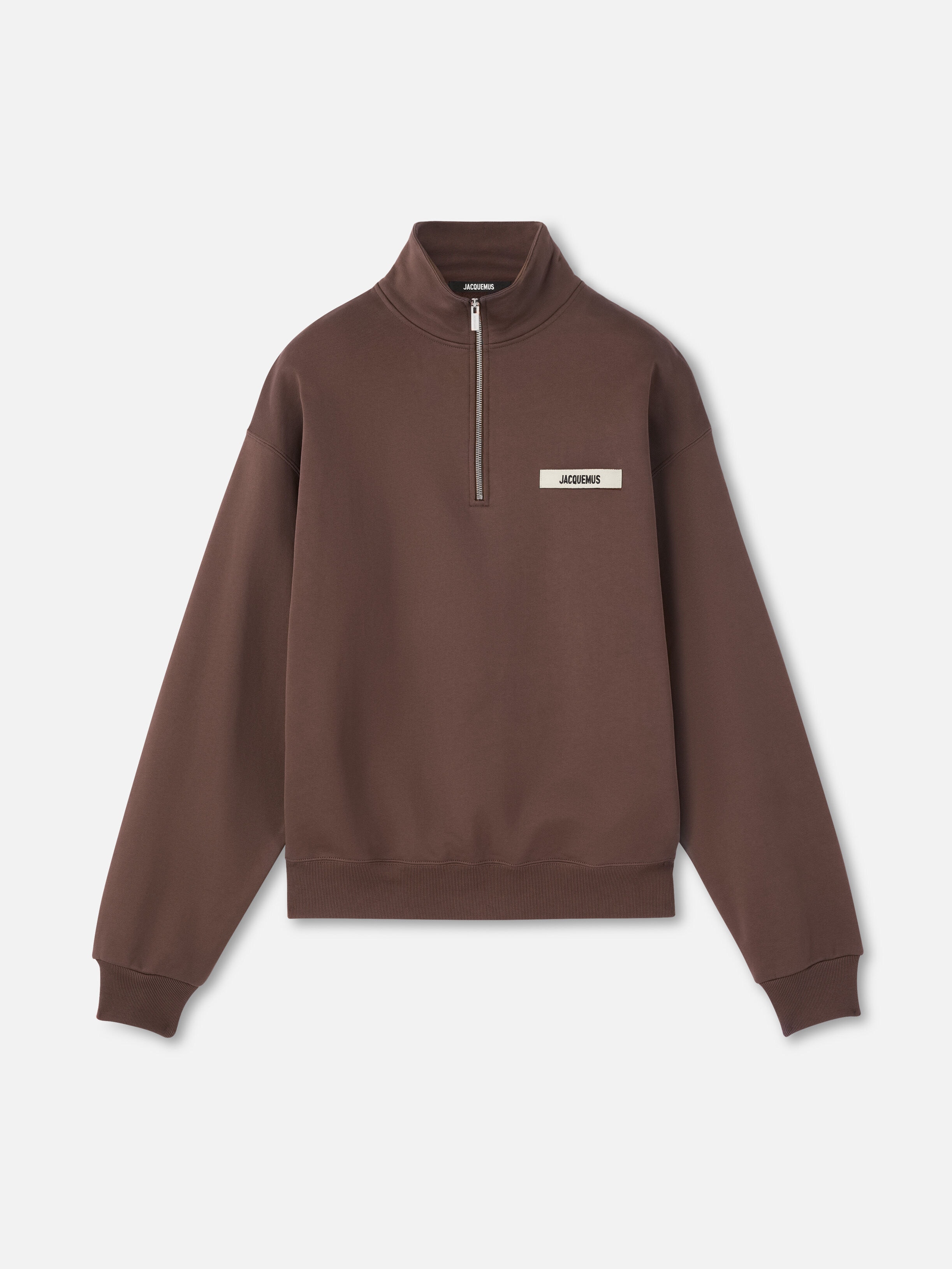The Gros Grain zipped-rollneck sweatshirt by JACQUEMUS | Official