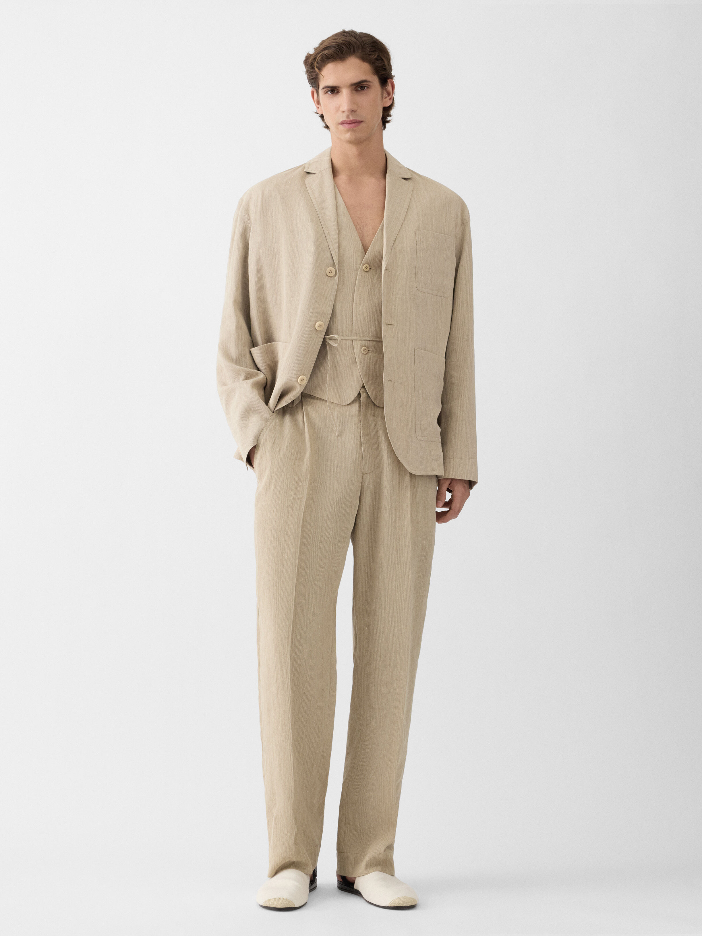 The herringbone Croisière pants by JACQUEMUS | Official website