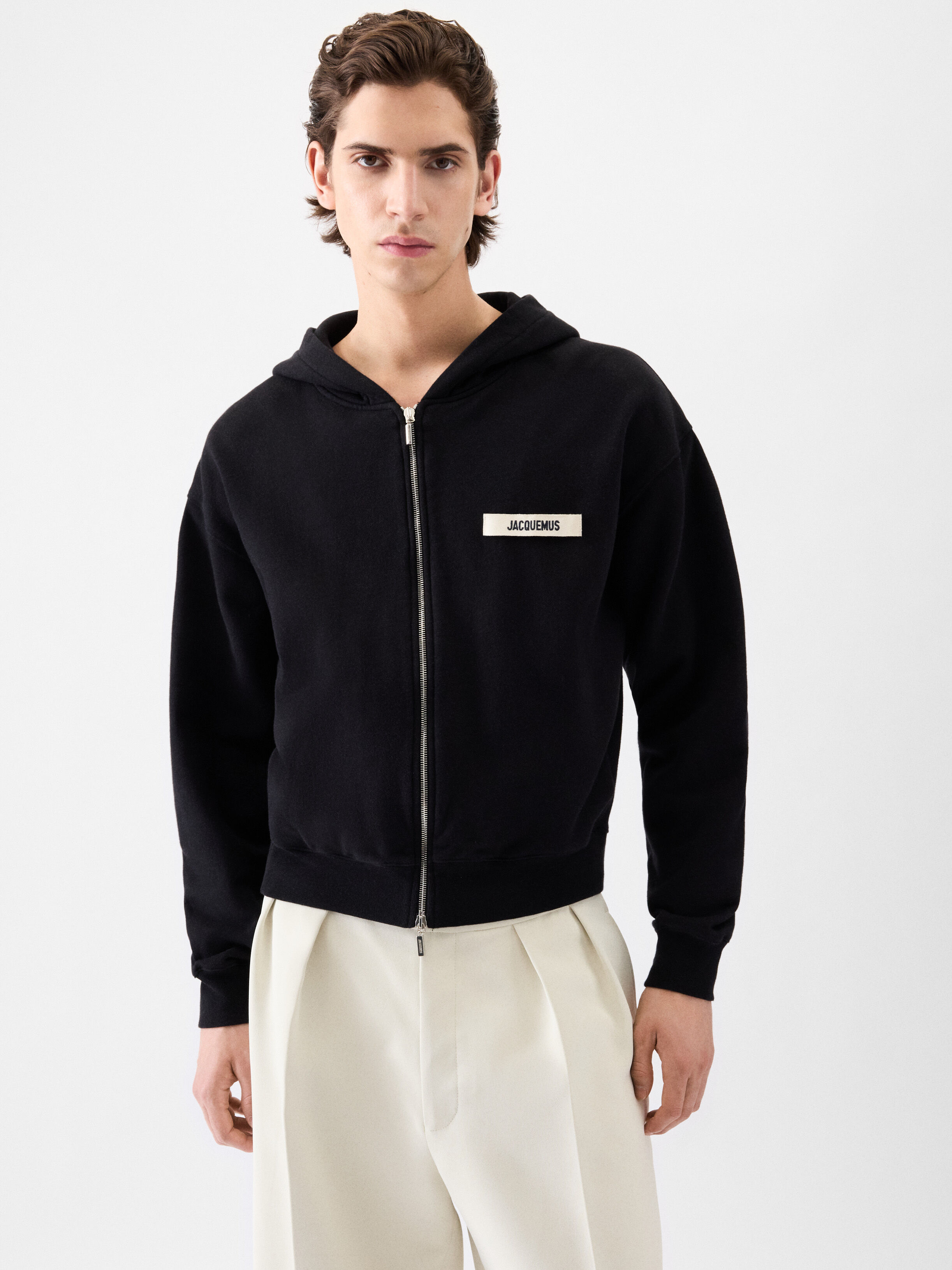The Gros Grain zipped hoodie by JACQUEMUS | Official website