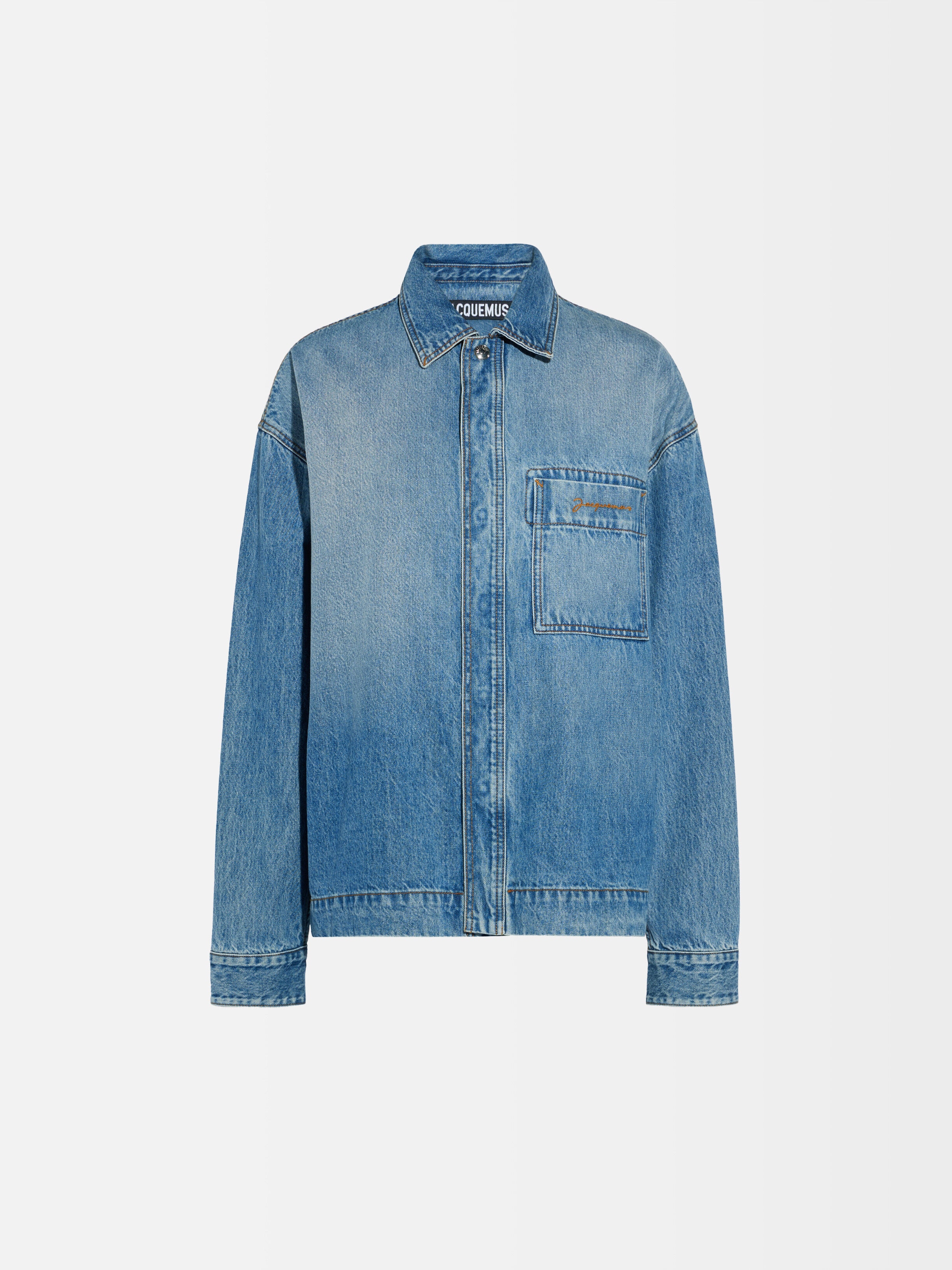 トップス JACQUEMUS 22ss La Chemise Jean Shirt