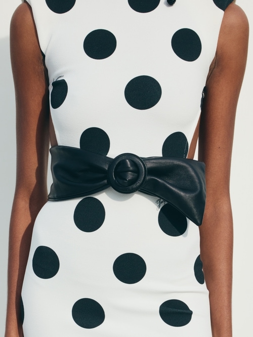 The Palmier dress with dots