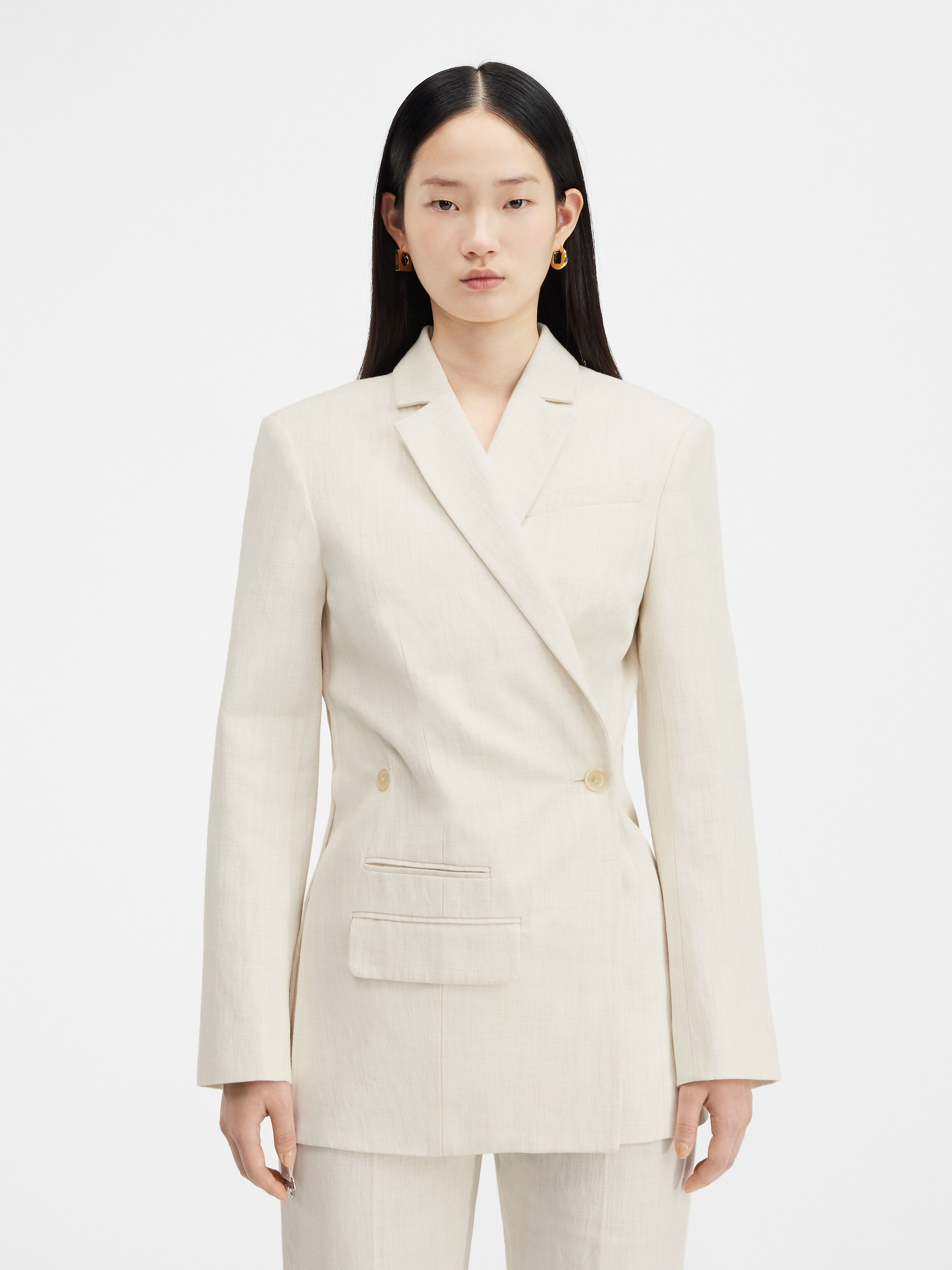 La veste Tibau off-white - LE CHOUCHOU | JACQUEMUS Official Website