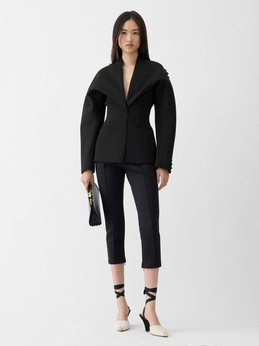 Jacquemus The Châle Jacket In Black