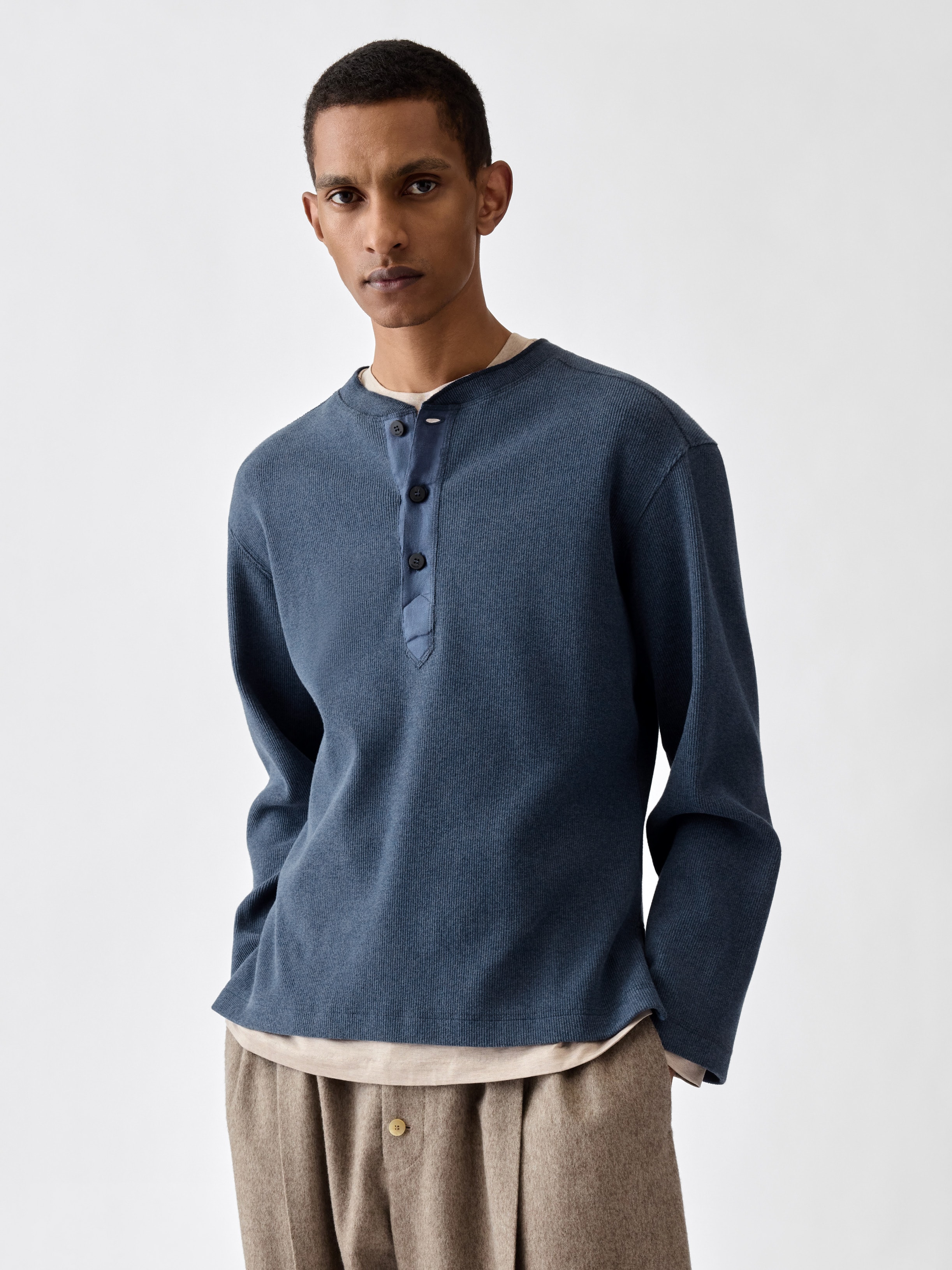 LE HENLEY TRICOT ML